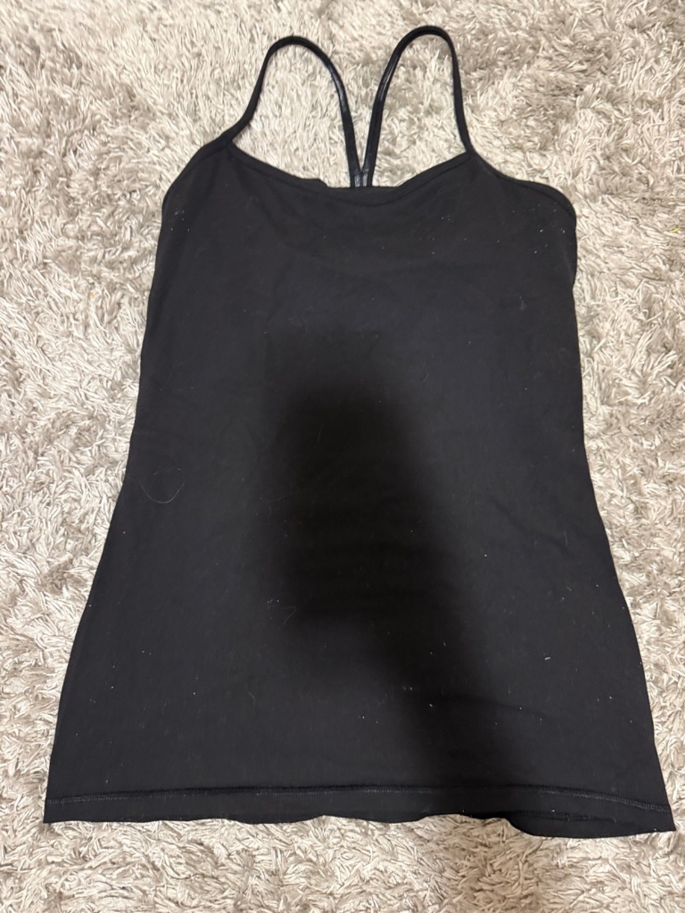 lululemon athletica Black Strappy Camisole Tank